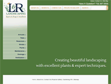 Tablet Screenshot of landrlandscaping.com